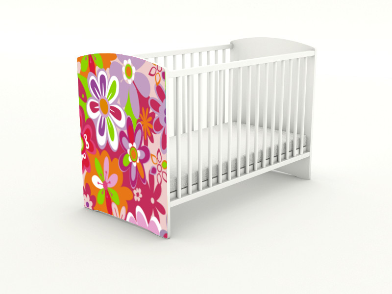 Becks detská postieľka Kvety ori